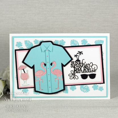 Matrices de découpe Creative Expressions Sue Wilson Mini Sentiments Just Another Day In Paradise
