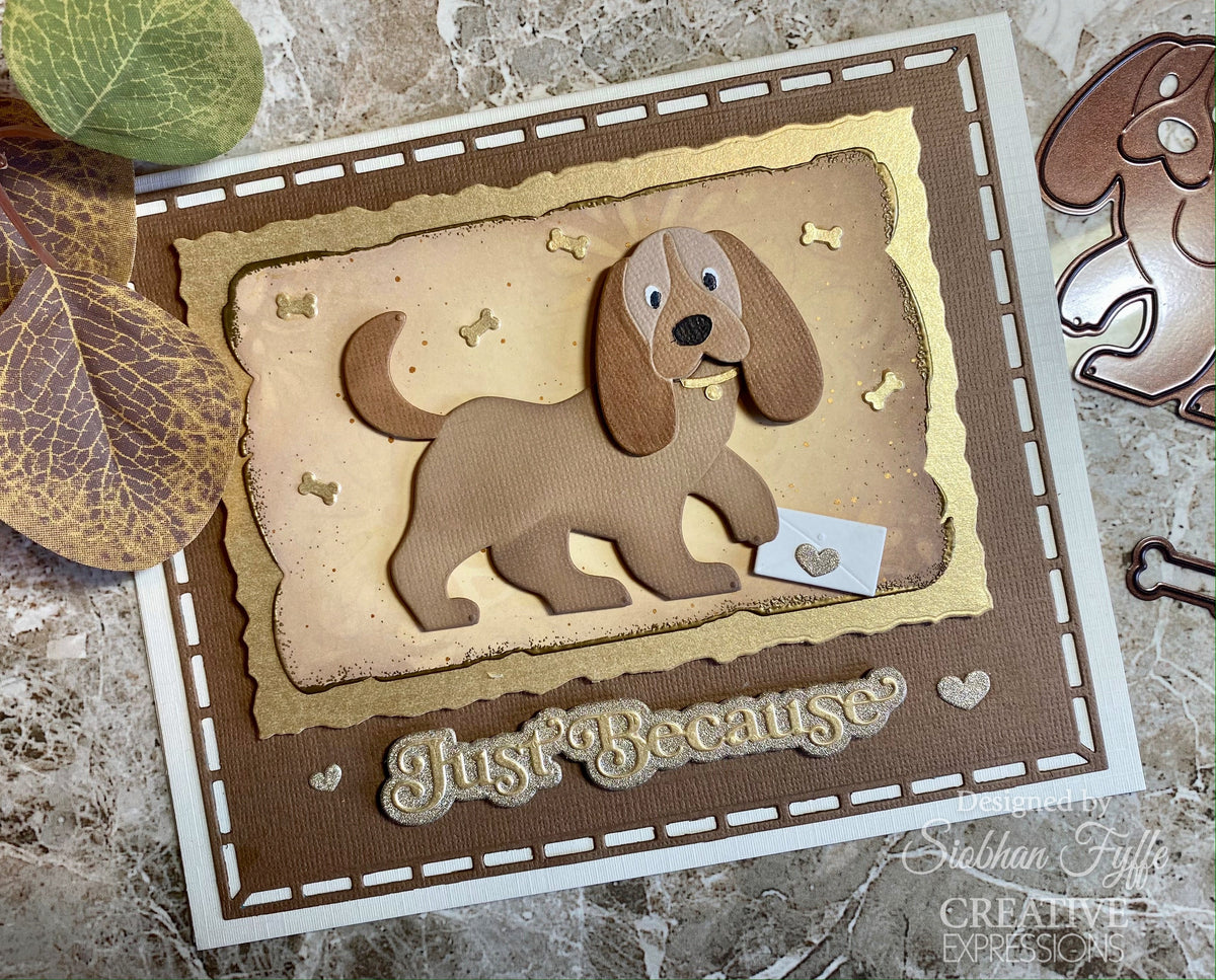 Creative Expressions Sue Wilson matrices de découpe Pet Pals Rufus