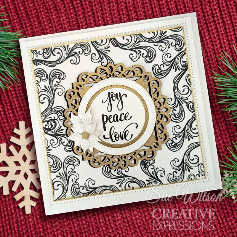 Creative Expressions matrices de coupe Sue Wilson Festive Pinwheel Snowflake
