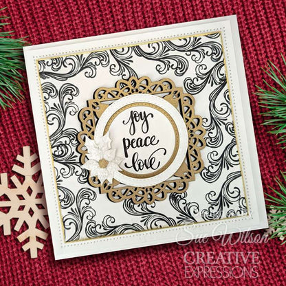 Creative Expressions matrices de coupe Sue Wilson Festive Pinwheel Snowflake