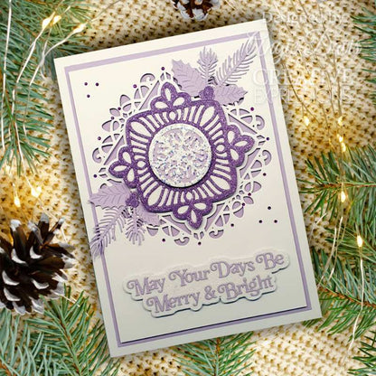 Creative Expressions matrices de coupe Sue Wilson Festive Pinwheel Snowflake