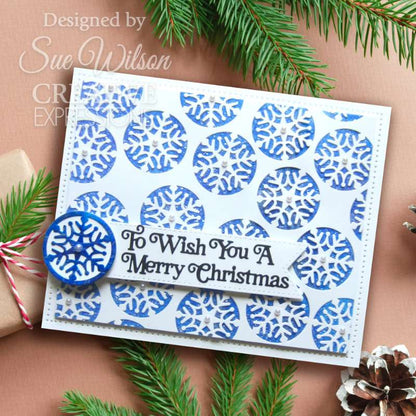 Creative Expressions matrices de coupe Sue Wilson Festive Pinwheel Snowflake