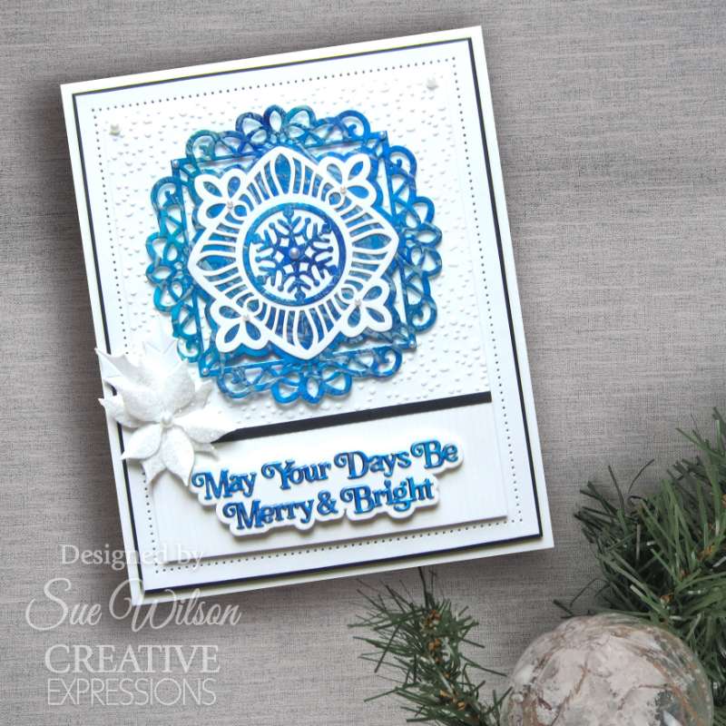 Creative Expressions matrices de coupe Sue Wilson Festive Pinwheel Snowflake