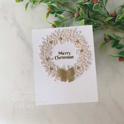 Matrices de découpe Creative Expressions Sue Wilson Festive Build A Wreath