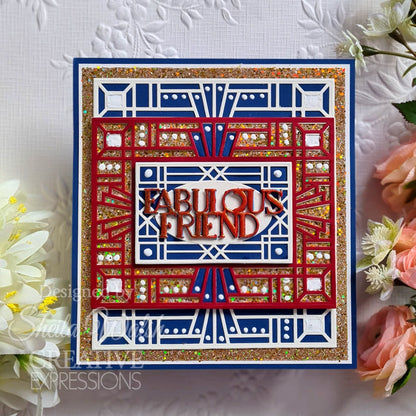 Matrice de découpe Creative Expressions Sue Wilson Mini Expressions Art Déco « Fabulous Friend »