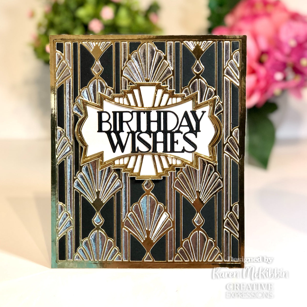 Creative Expressions Sue Wilson Art Deco Collection Grand Labels Craft Die