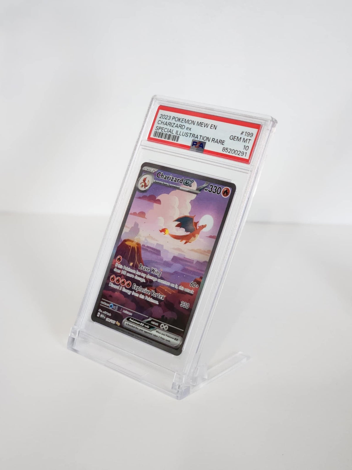 Présentoir transparent pour cartes classées PSA et CGC - Lot de 5 supports transparents pour cartes classées - LOT DE 5