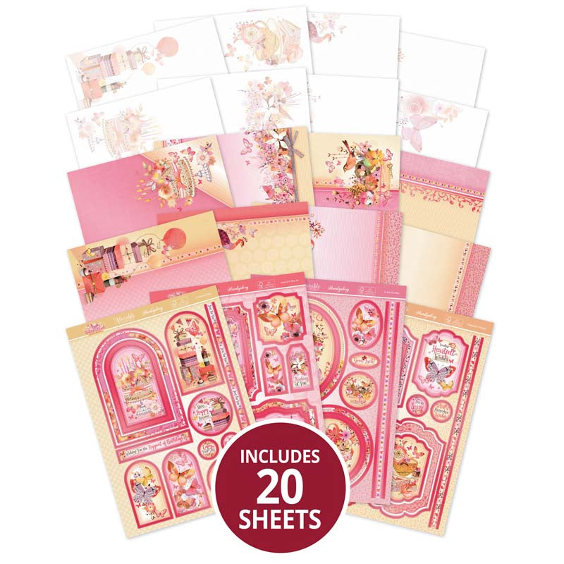 Blocs de papier deluxe - Papillons rougissants