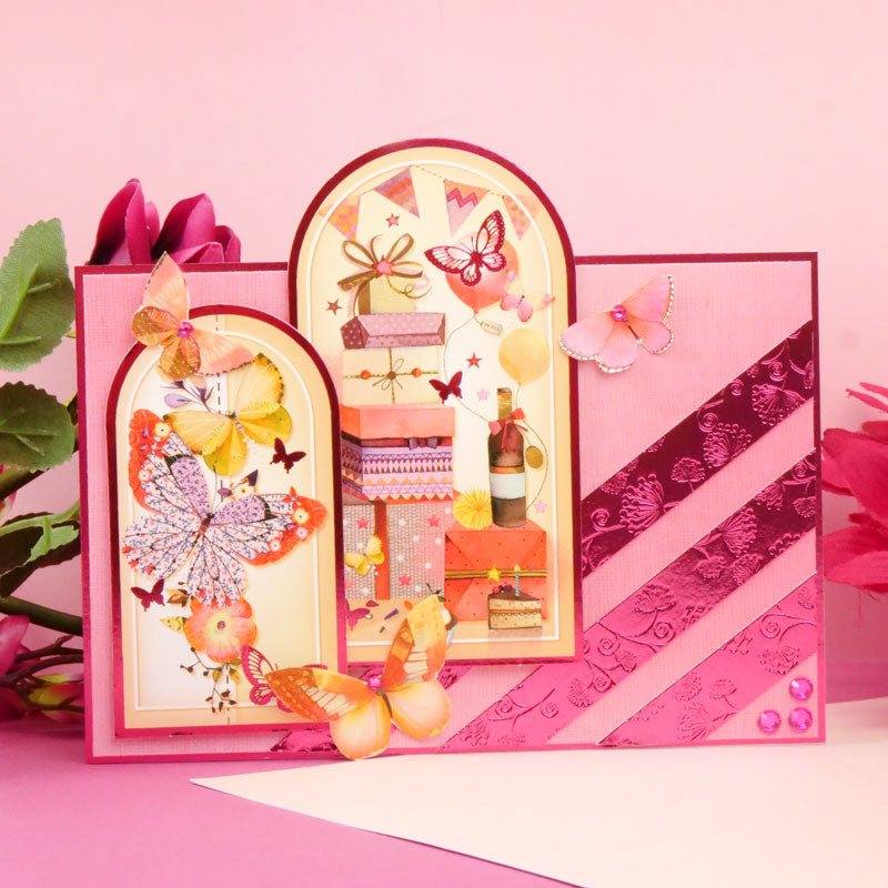 Blocs de papier deluxe - Papillons rougissants