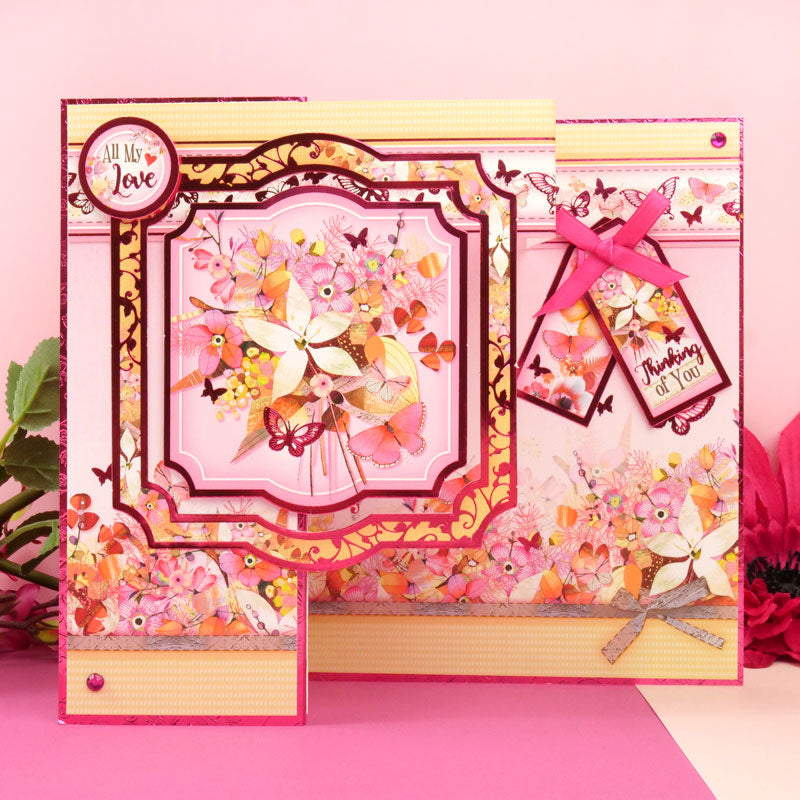 Blocs de papier deluxe - Papillons rougissants