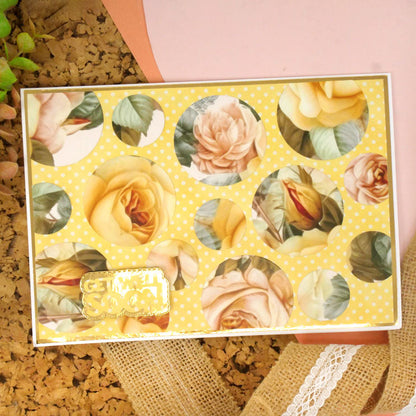 Blocs de papier Duo Design - Roses éclatantes et Points ravissants