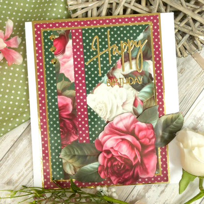 Blocs de papier Duo Design - Roses éclatantes et Points ravissants