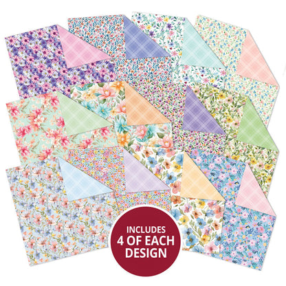 Blocs de papier Duo Design – Pré printanier et Carreaux charmants