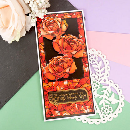 Duo Design Paper Pads - Stained Glass & Cracked Glass
