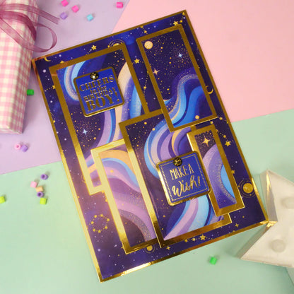 Blocs de papier Duo Design – Rêves célestes et Constellations magiques