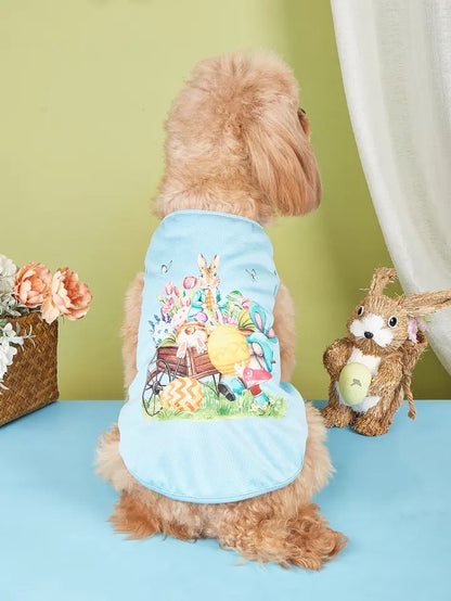 Chemise bleue de Pâques
