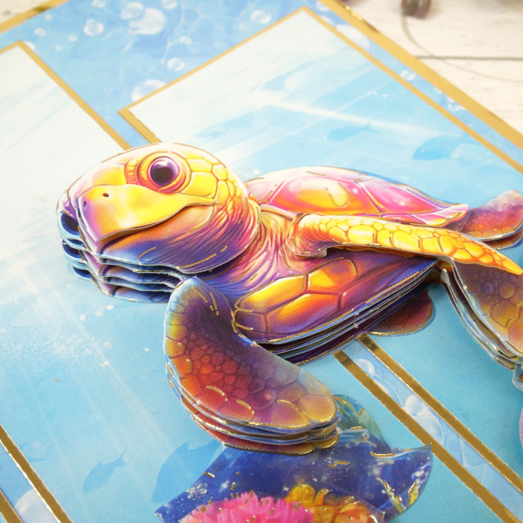 Planche de Découpage À Fond de Mer