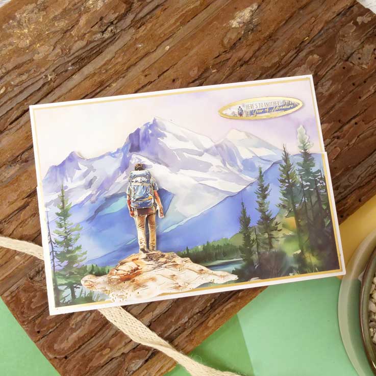 The Great Outdoors Decoupage Topper Sheet