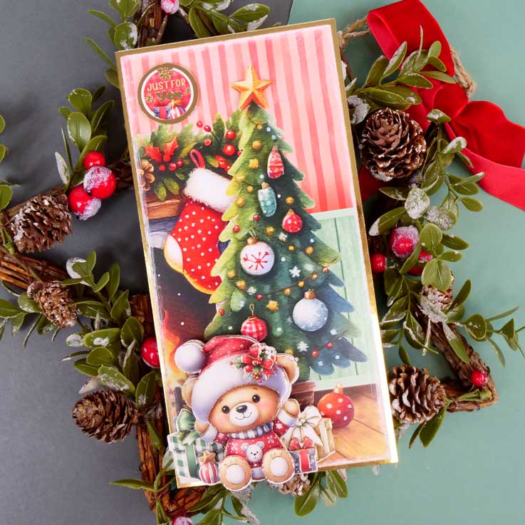 Feuille de décoration pour découpage « Joie de Noël »