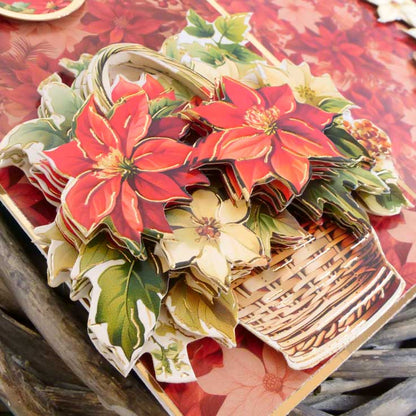 Feuille de dessus de découpage feuillage festif