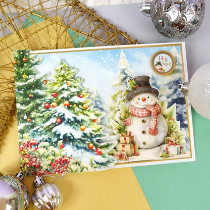 Christmas Time Is Here Decoupage Topper Collection