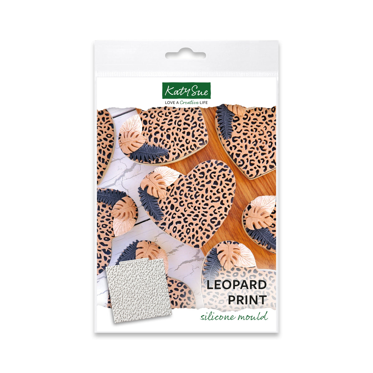 Moule en silicone imprimé léopard