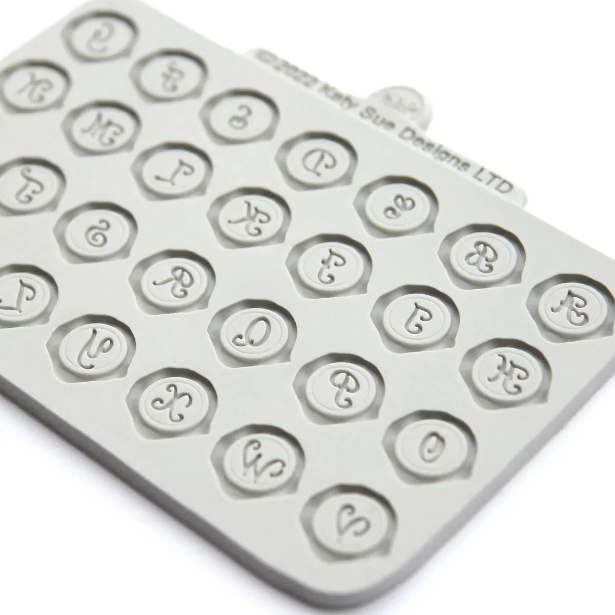 Moule en silicone alphabet pour sceau de cire