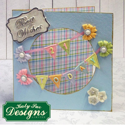 Bunting Alphabet Silicone Mould