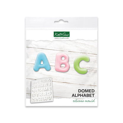 Domed Alphabet Silicone Mould