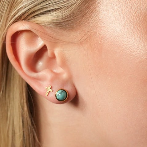 DORA Ensemble de 2 paires de boucles d'oreilles clous