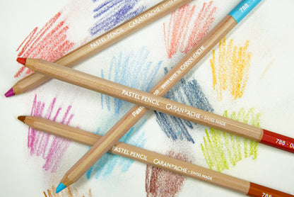 Caran d'Ache - Pastel Pencil - Greens and Blues