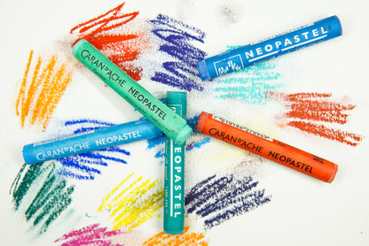 Caran d'Ache - Neopastel Oil Pastel - Greens and Blues