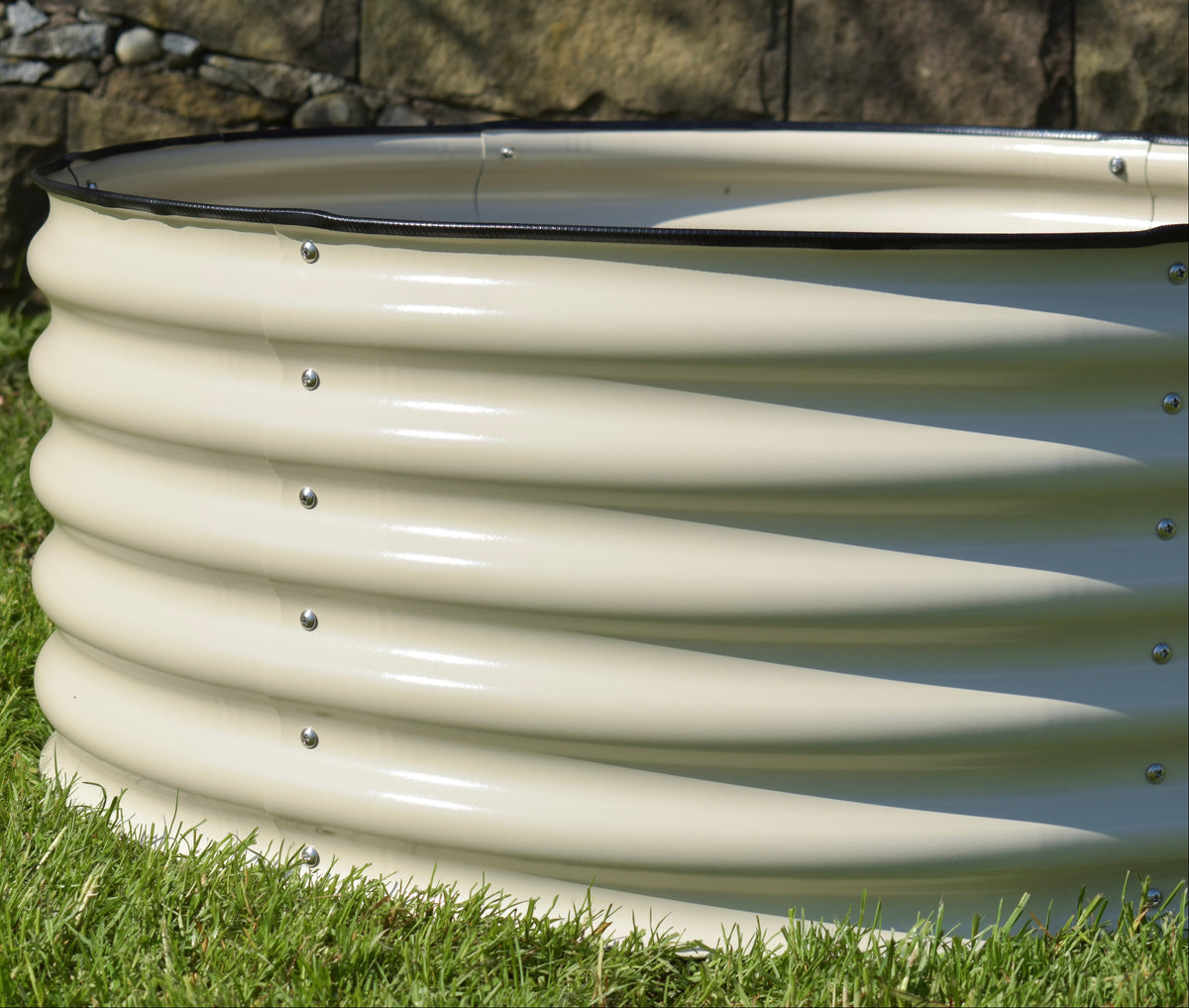 Kit de bac de jardin rond de 43 cm de hauteur