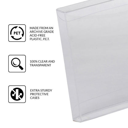Protège-boîtiers EVORETRO PET pour Nintendo DS (boîte de jeu | NTSC) - Lot de 25