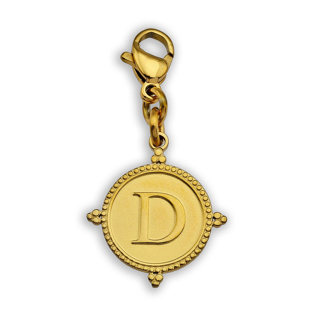 Gold Ornate Alphabet Letter Charms (A–Z) for Necklaces & Bracelets