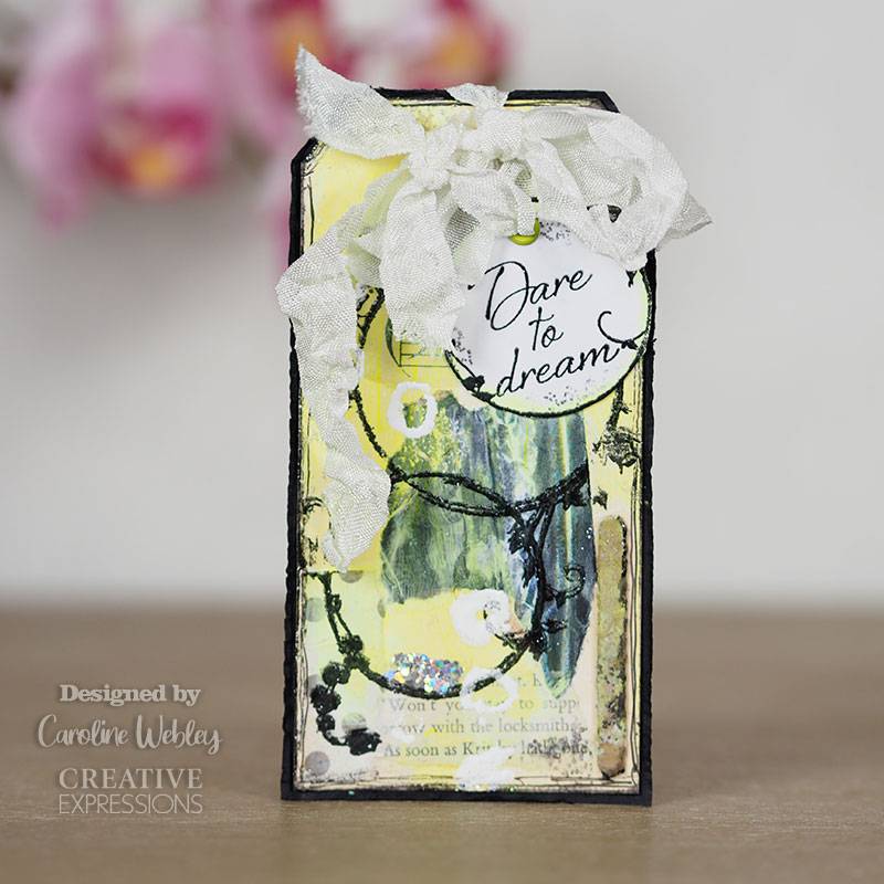 Creative Expressions Designer Boutique Collection Tampons Transparents A6 Motifs Roses Entrelacés