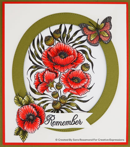 Designer Boutique Collection Remember, lot de tampons transparents A5