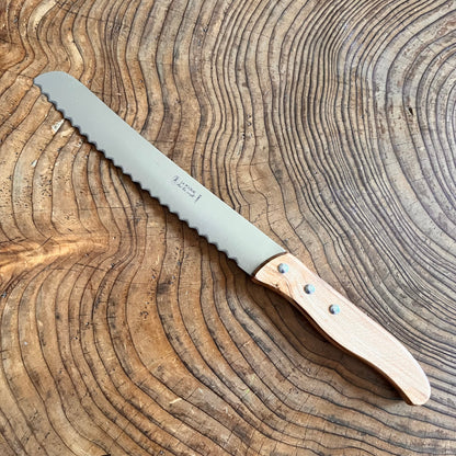 Couteau à Pain – Manche en Bois d'Olivier - 20 cm