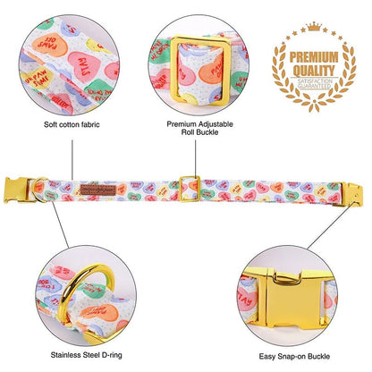 Nœud papillon avec col en bonbon cœur