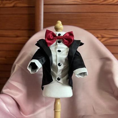 Spiffy Gentleman Dog Tuxedo Suit | Formal Occasion Dog Outfit