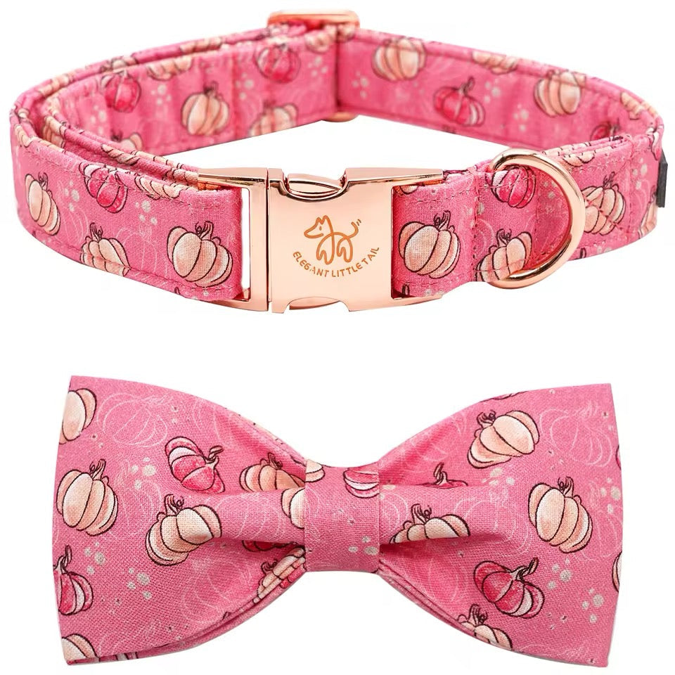 Collier pour chien citrouille | Collier d'Halloween pour chien
