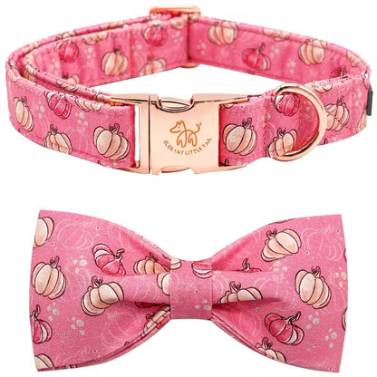 Collier pour chien citrouille | Collier d'Halloween pour chien