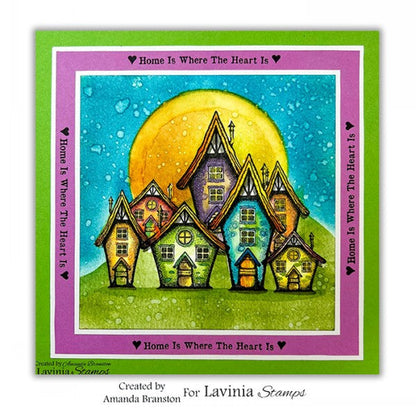 Woodland Cottages Stamp