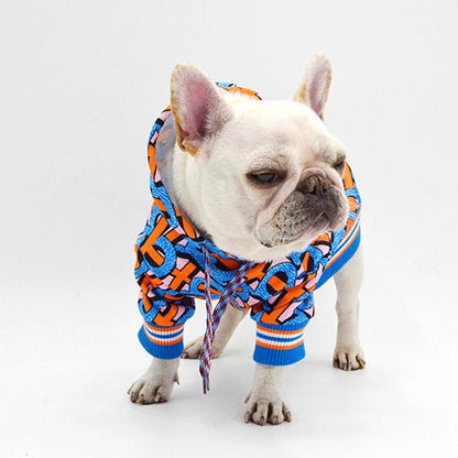 Brrbrry Graphic Dog Hoodie | Hooded Dog Jacket