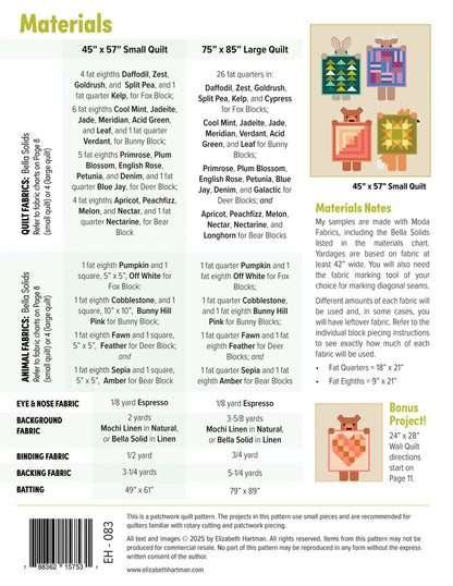 Show and Tell - Quilt Pattern by Elizabeth Hartman