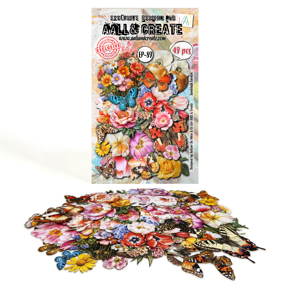 AALL and Create - Matrices de découpe éphémères A6 - Sunblush Garden