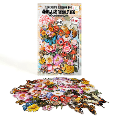 AALL and Create - Matrices de découpe éphémères A6 - Sunblush Garden