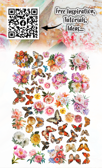 AALL and Create - Matrices de découpe éphémères A6 - Sunblush Garden