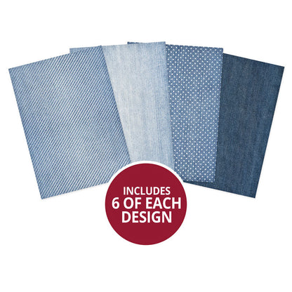 Packs de papier essentiels - Imprimés denim