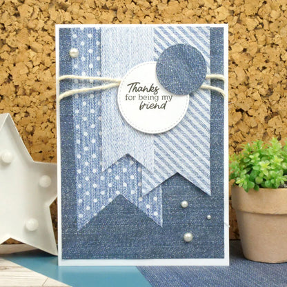 Packs de papier essentiels - Imprimés denim